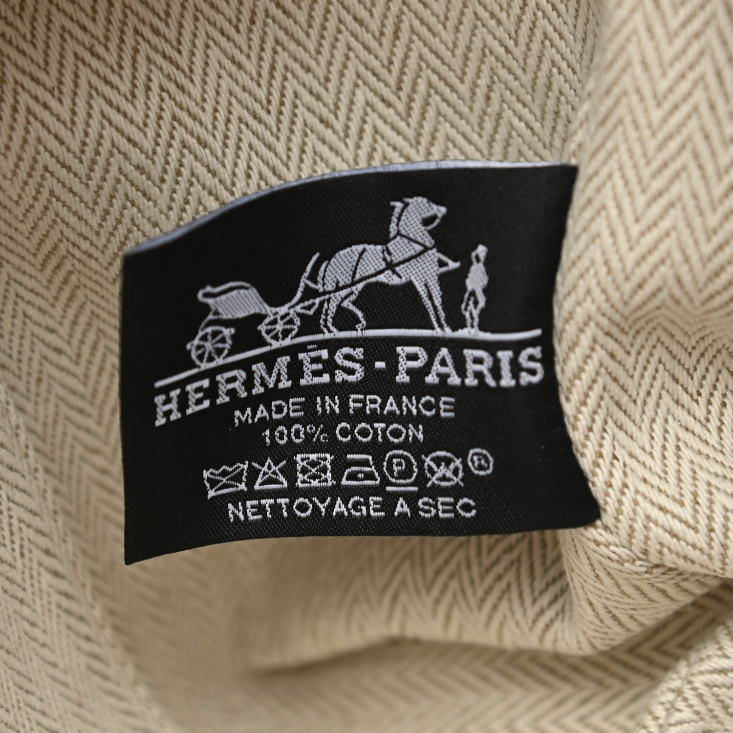 Hermes Canvas Small Bride-A-Brac Pouch Natural 6 of 7