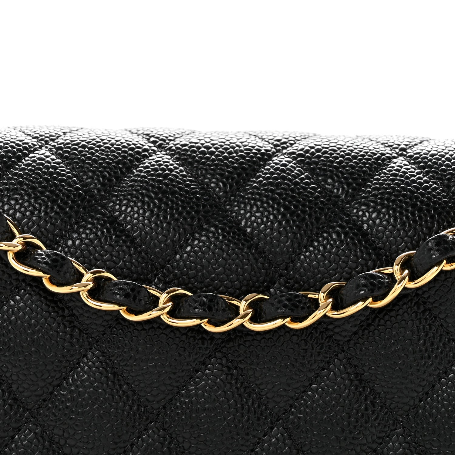 Chanel Caviar Quilted Medium Double Flap Black 8 of 13