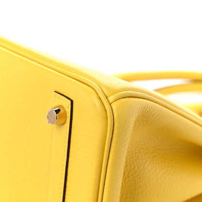 Hermes Taurillon Novillo Birkin 30 Jaune De Naples 12 of 13