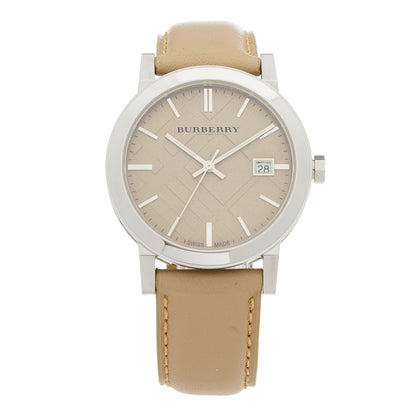 Burberry Stainless Steel Calfskin 38mm Heritage Quartz Watch Champagne BU9010 1 of 4