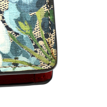Gucci GG Supreme Monogram Blooms Chain Wallet Blue 12 of 12