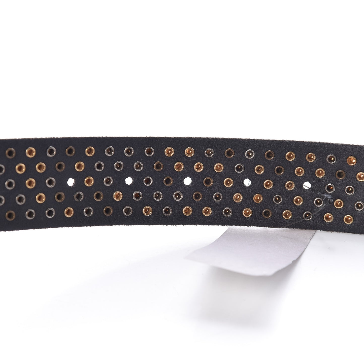 Calfskin Studded Feline Belt 100 40 Black