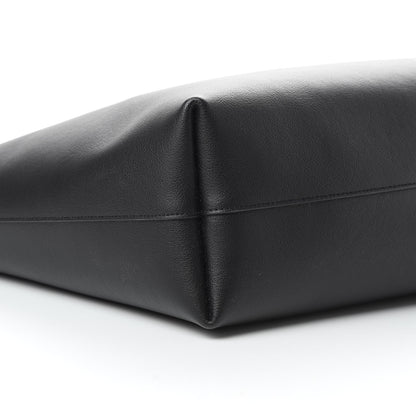 Saint Laurent Calfskin Large Shopping Tote Black 10 of 12