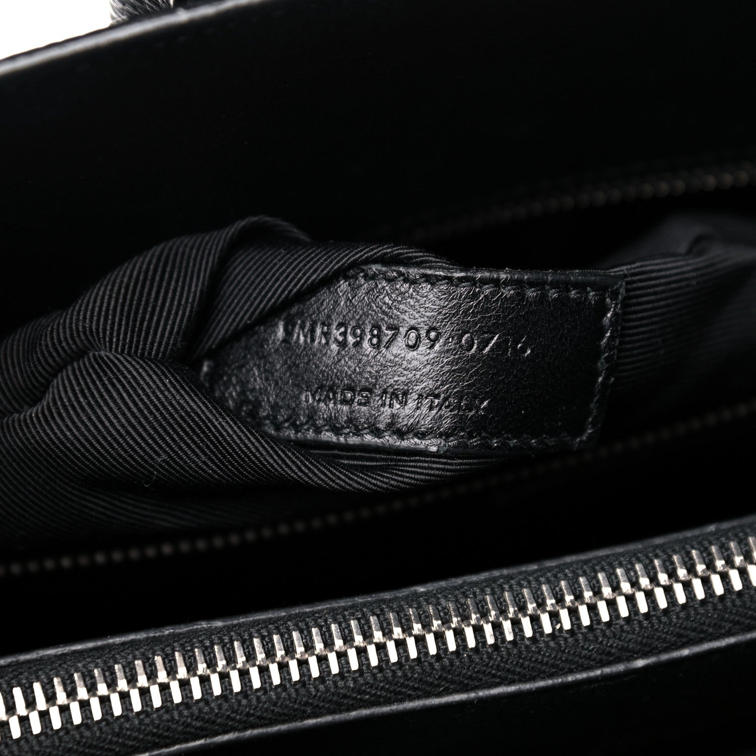 Saint Laurent Grained Calfskin Small Sac De Jour Black 11 of 15