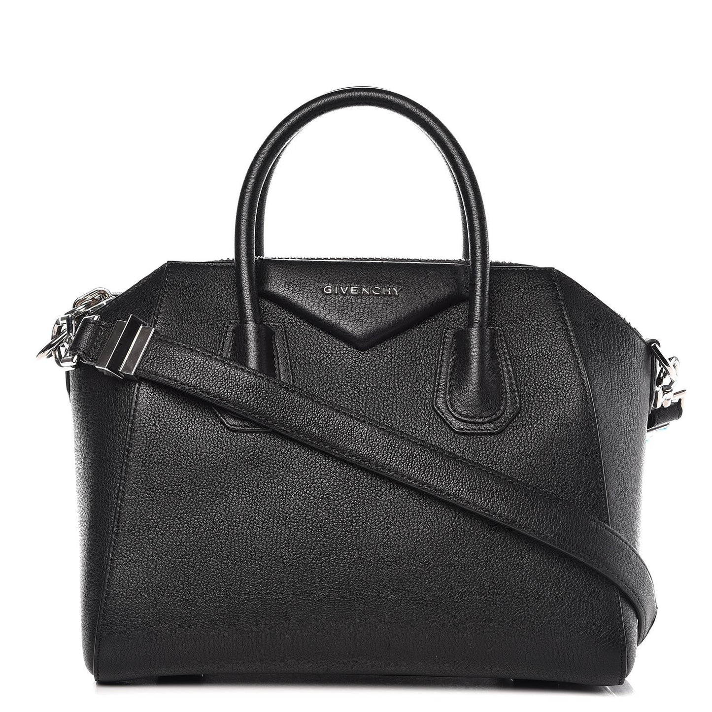 Sugar Goatskin Small Antigona Black