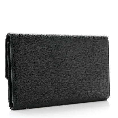 Chanel Caviar Timeless CC Large Gusset Flap Wallet Black 3 of 11