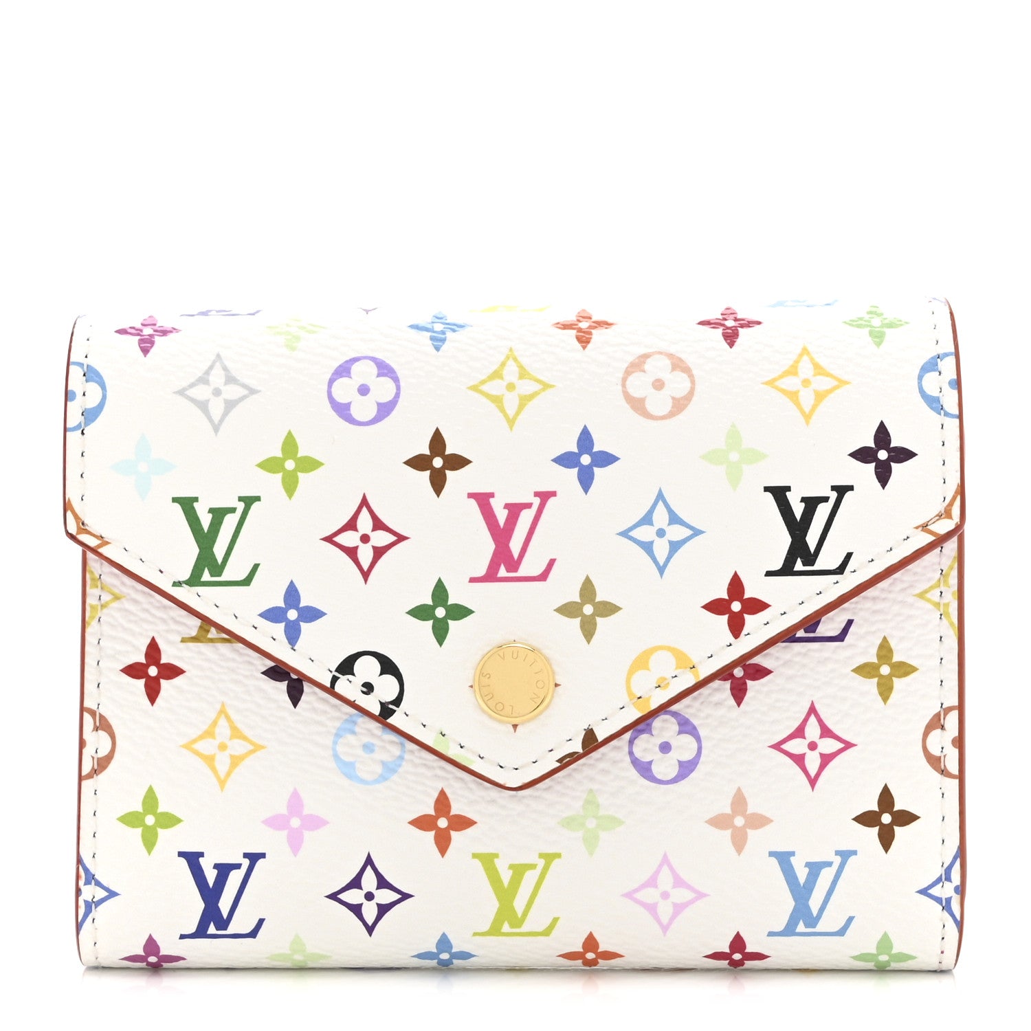 Louis Vuitton LV x TM Monogram Multicolor Victorine Wallet White 1 of 10