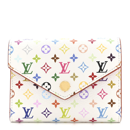 Louis Vuitton LV x TM Monogram Multicolor Victorine Wallet White 1 of 10