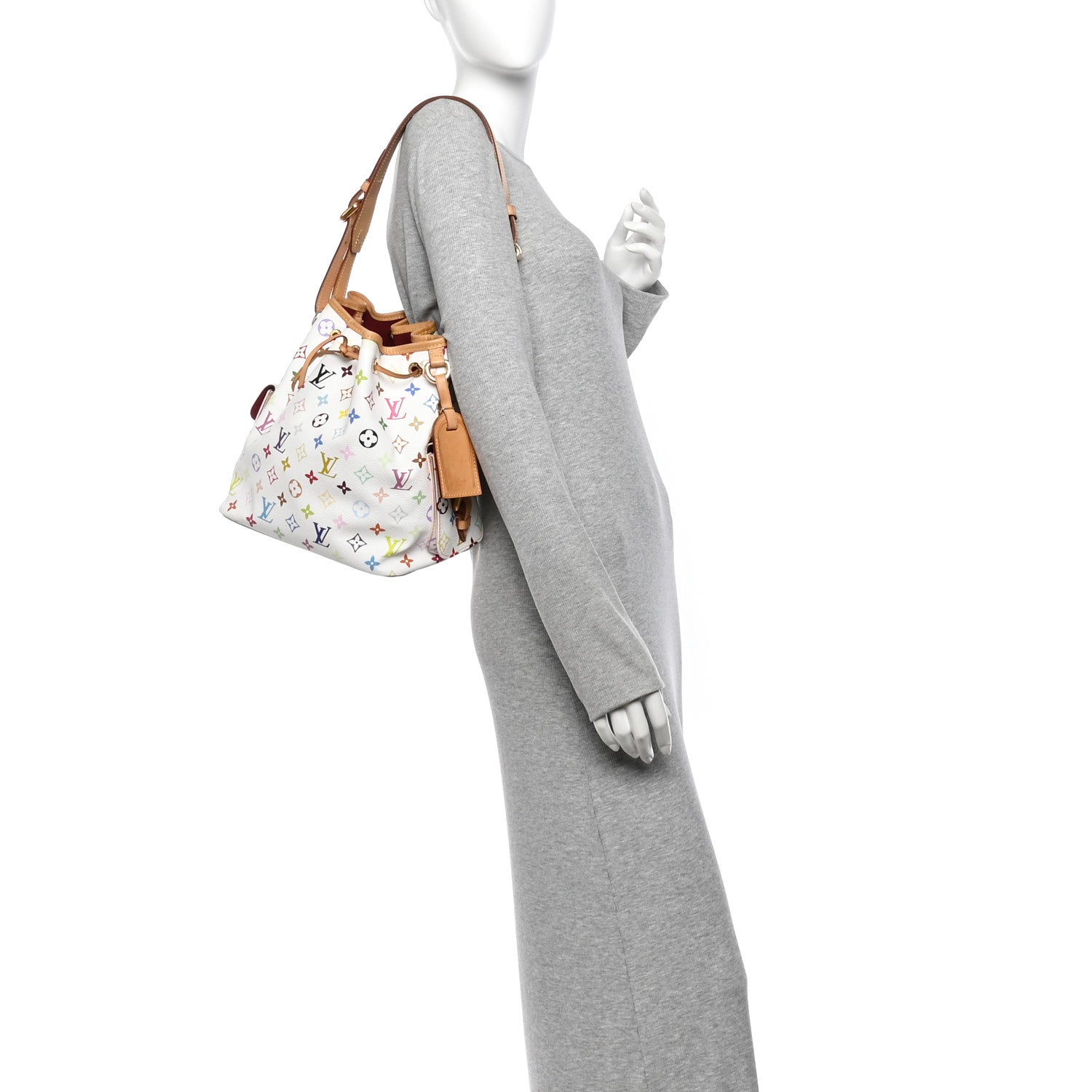 Louis Vuitton Monogram Multicolor Petit Noe White 2 of 10