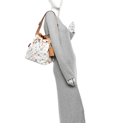 Louis Vuitton Monogram Multicolor Petit Noe White 2 of 10