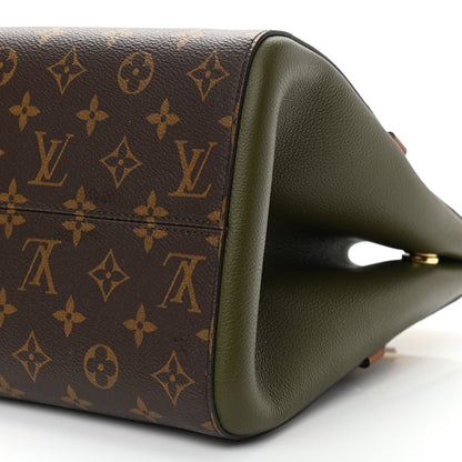 Louis Vuitton Calfskin Monogram Fold Tote PM Cream Khaki Black 10 of 10