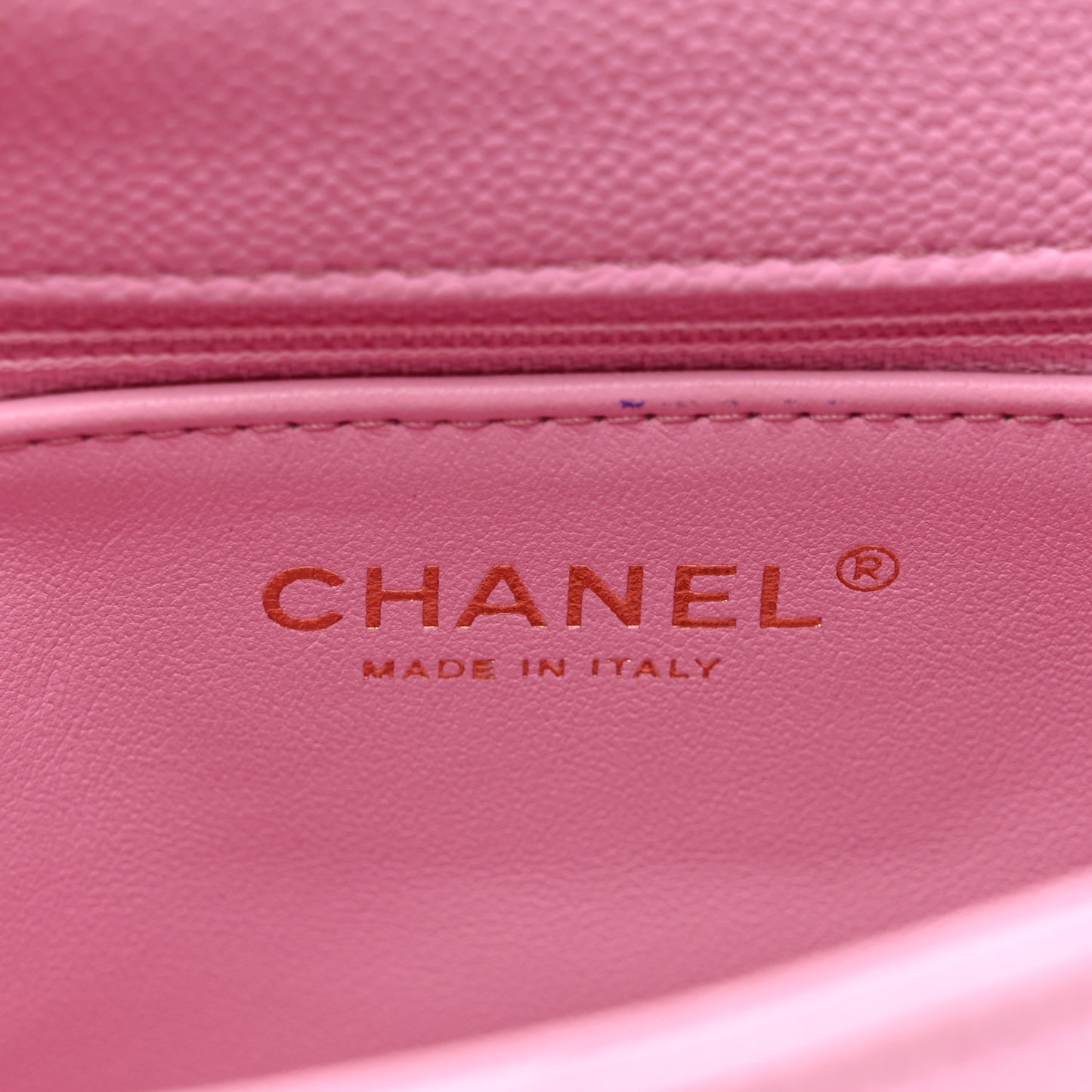 Caviar Quilted Sweetheart Flap Pink