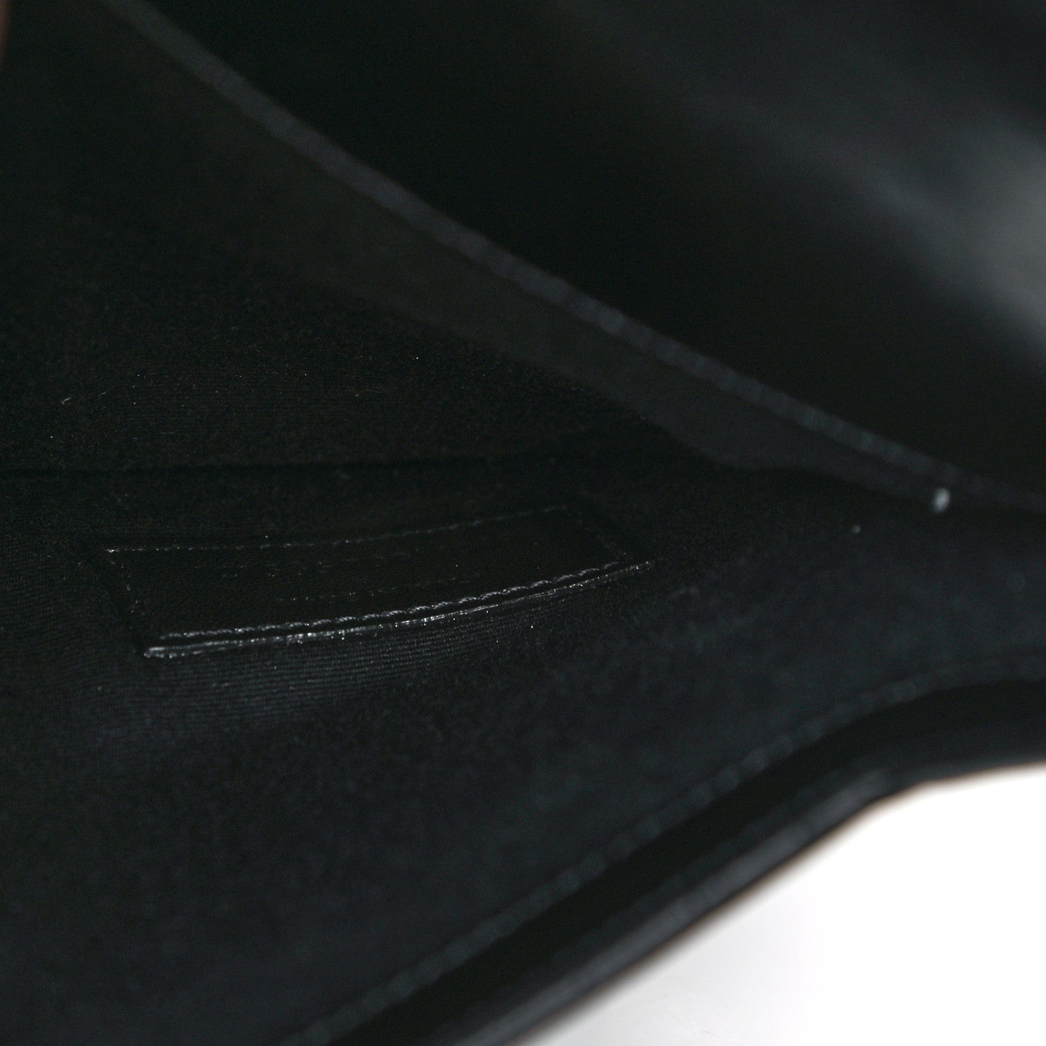 Saint Laurent Smooth Shiny Calfskin Monogram Uptown Pouch Black 8 of 16