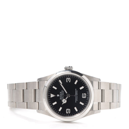 Rolex Stainless Steel 36mm Oyster Perpetual Explorer Watch Black 114270 2 of 5