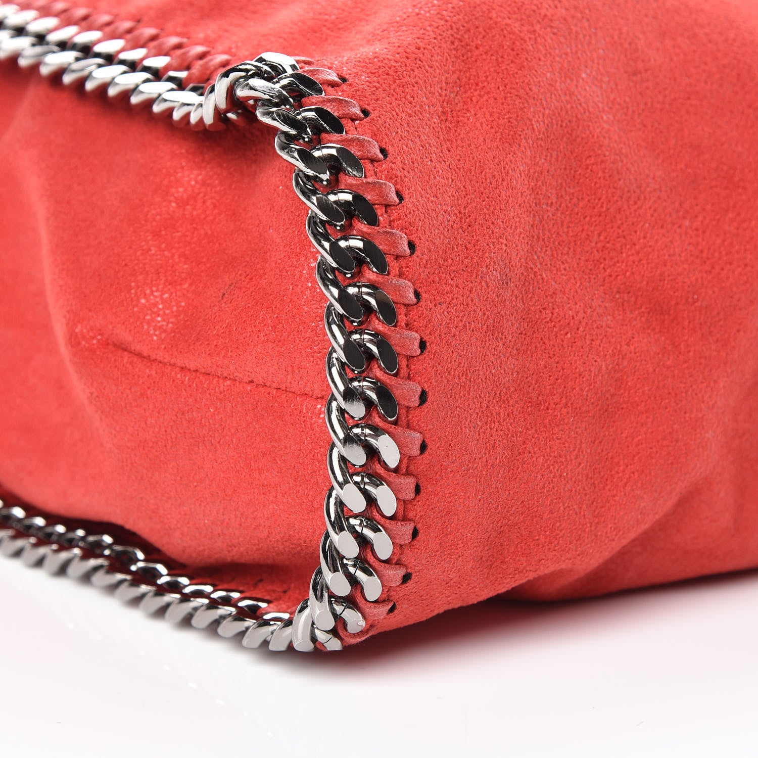 Stella McCartney Shaggy Deer Big Falabella Tote Cherry 10 of 14