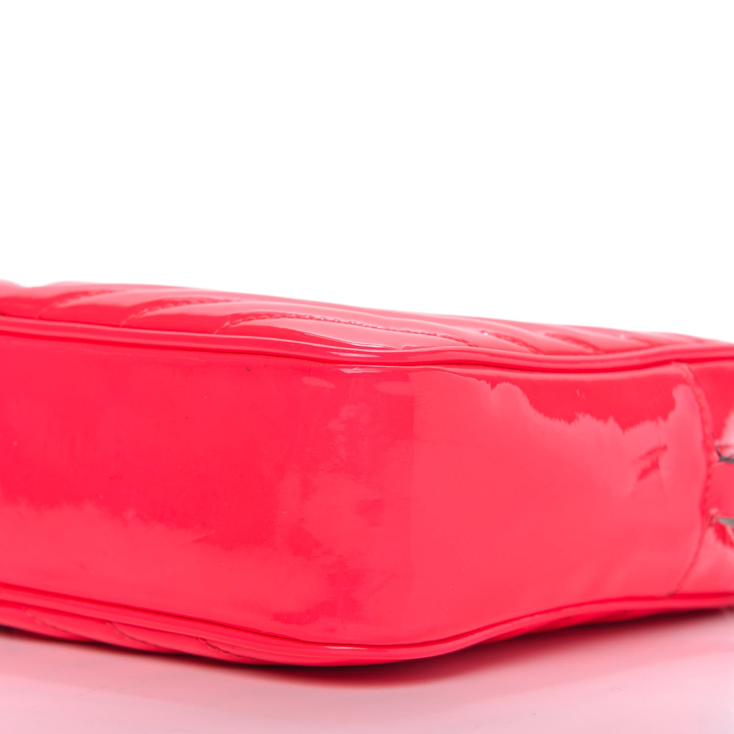 Saint Laurent Calfskin Matelasse Monogram Lou Camera Bag Neon Pink 7 of 10