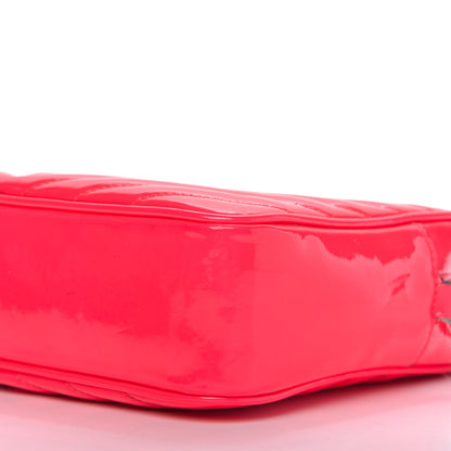 Saint Laurent Calfskin Matelasse Monogram Lou Camera Bag Neon Pink 7 of 10