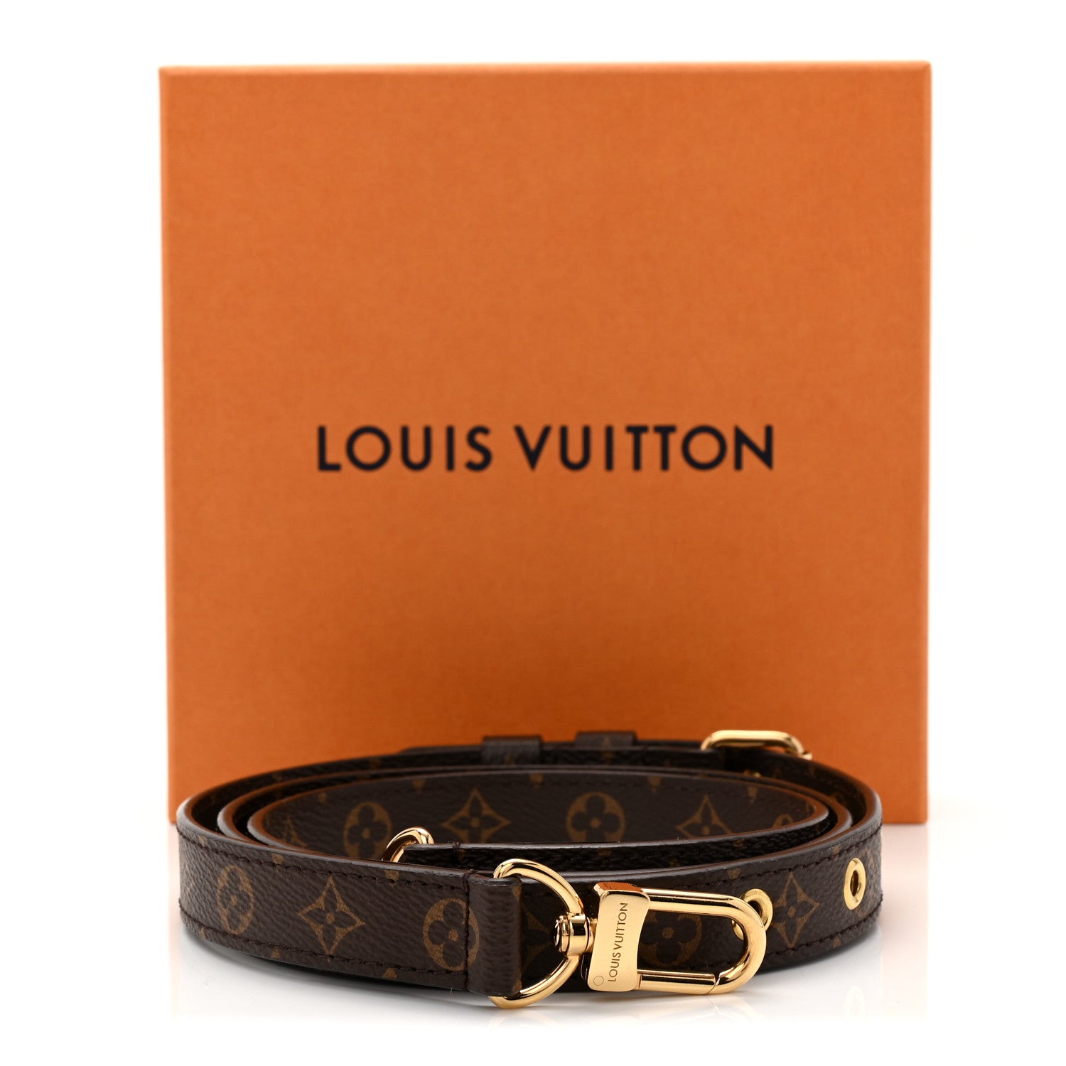 Louis Vuitton Monogram Bandouliere 20mm Adjustable Shoulder Strap 4 of 4
