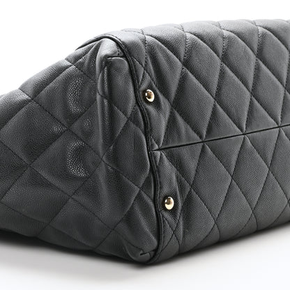Chanel Caviar Quilted Large Shopping Tote Black 10 of 12
