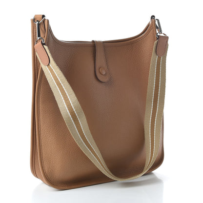 Hermes Togo Evelyne GM Tabac Camel 3 of 10