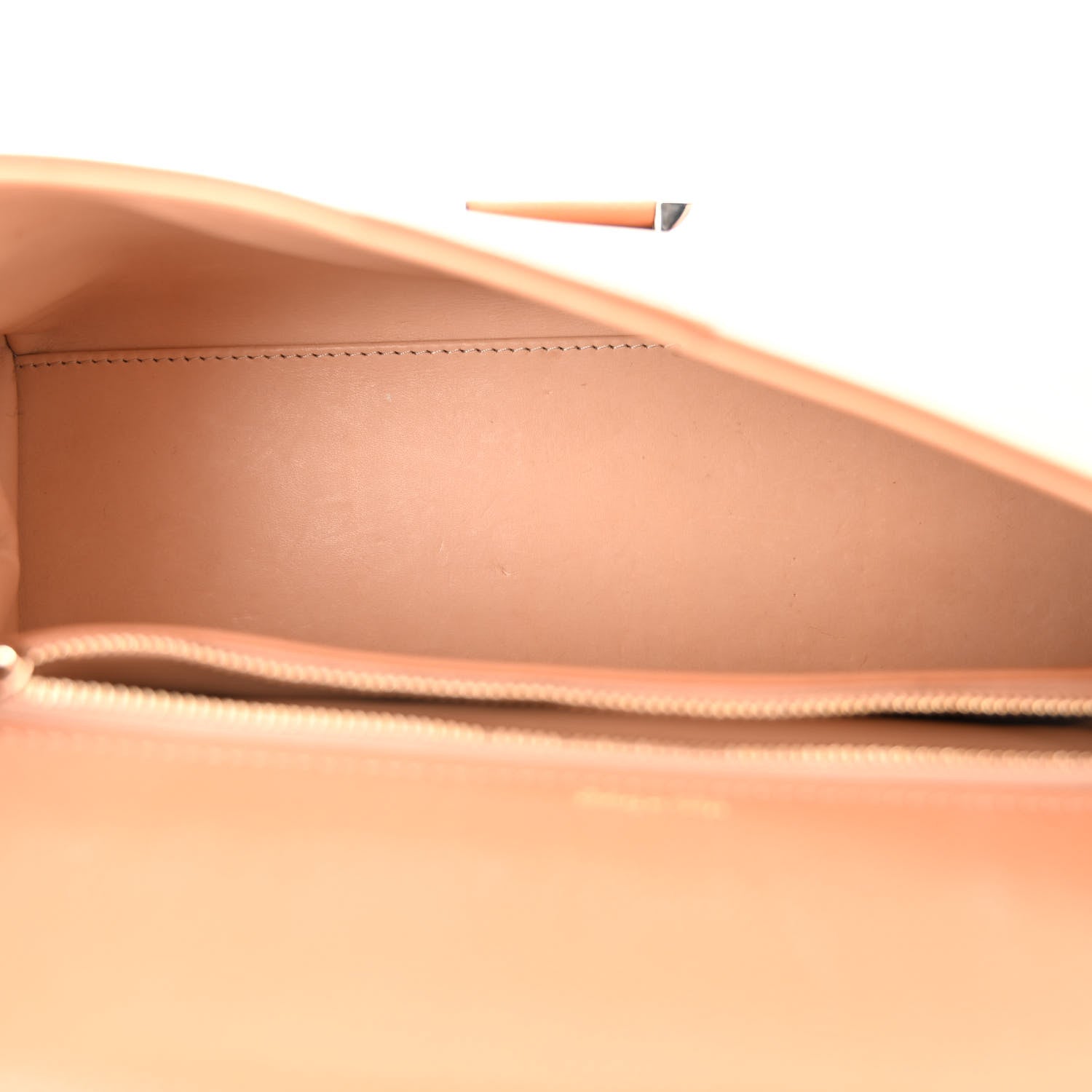 Delvaux Calfskin Mini Brillant East West Satchel Natural 6 of 12