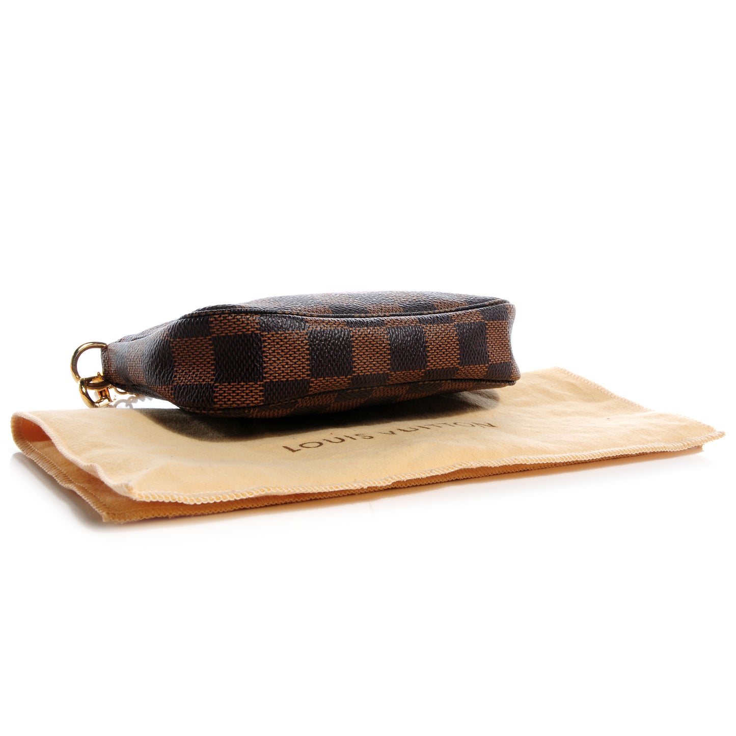 Damier Ebene Complice Trunks and Bags Mini Pochette Accessories Red