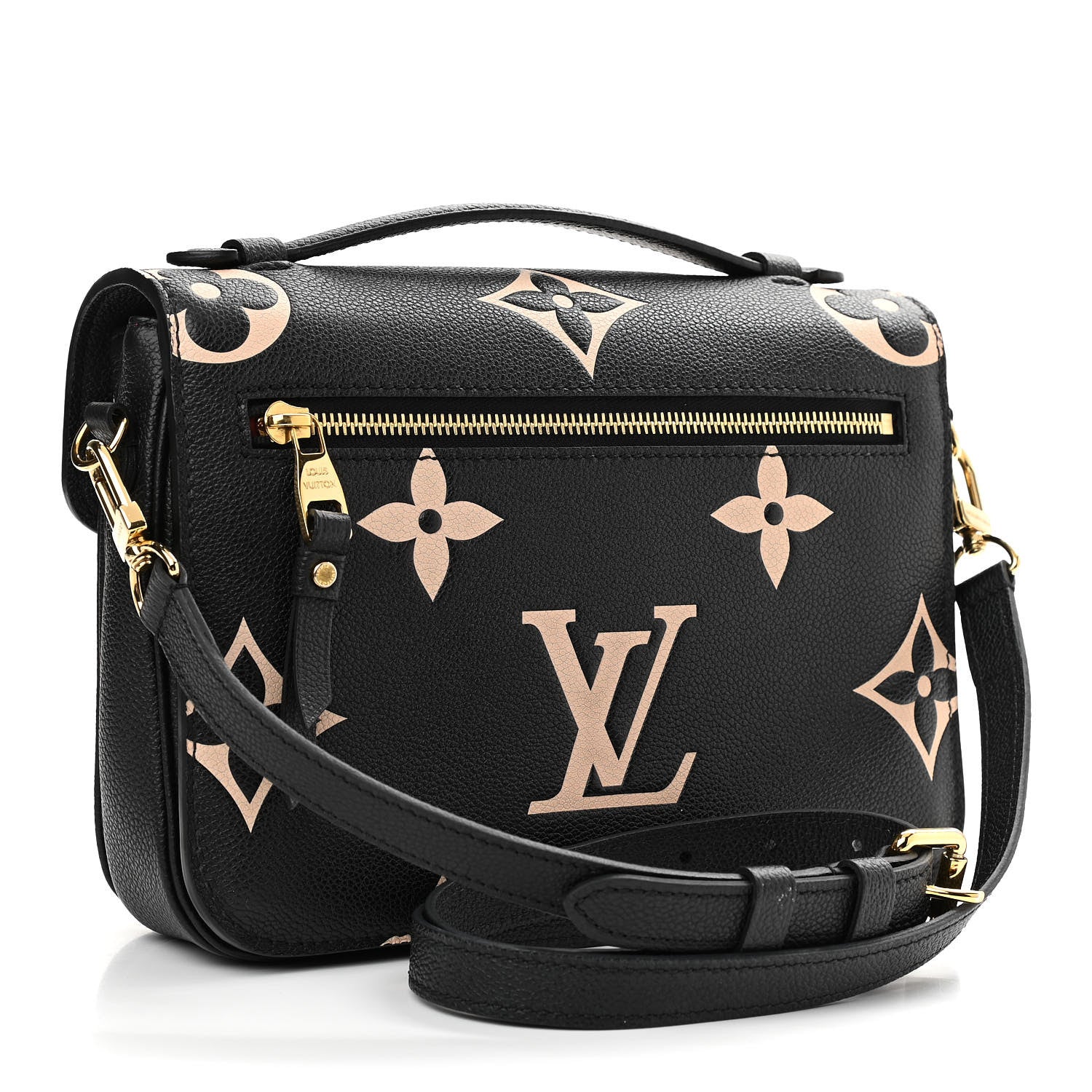 Louis Vuitton Empreinte Monogram Giant Pochette Metis Black Beige 3 of 9