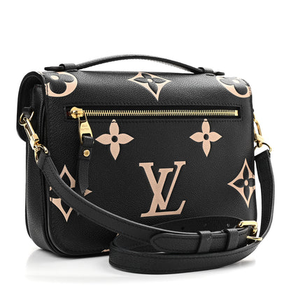 Louis Vuitton Empreinte Monogram Giant Pochette Metis Black Beige 3 of 9