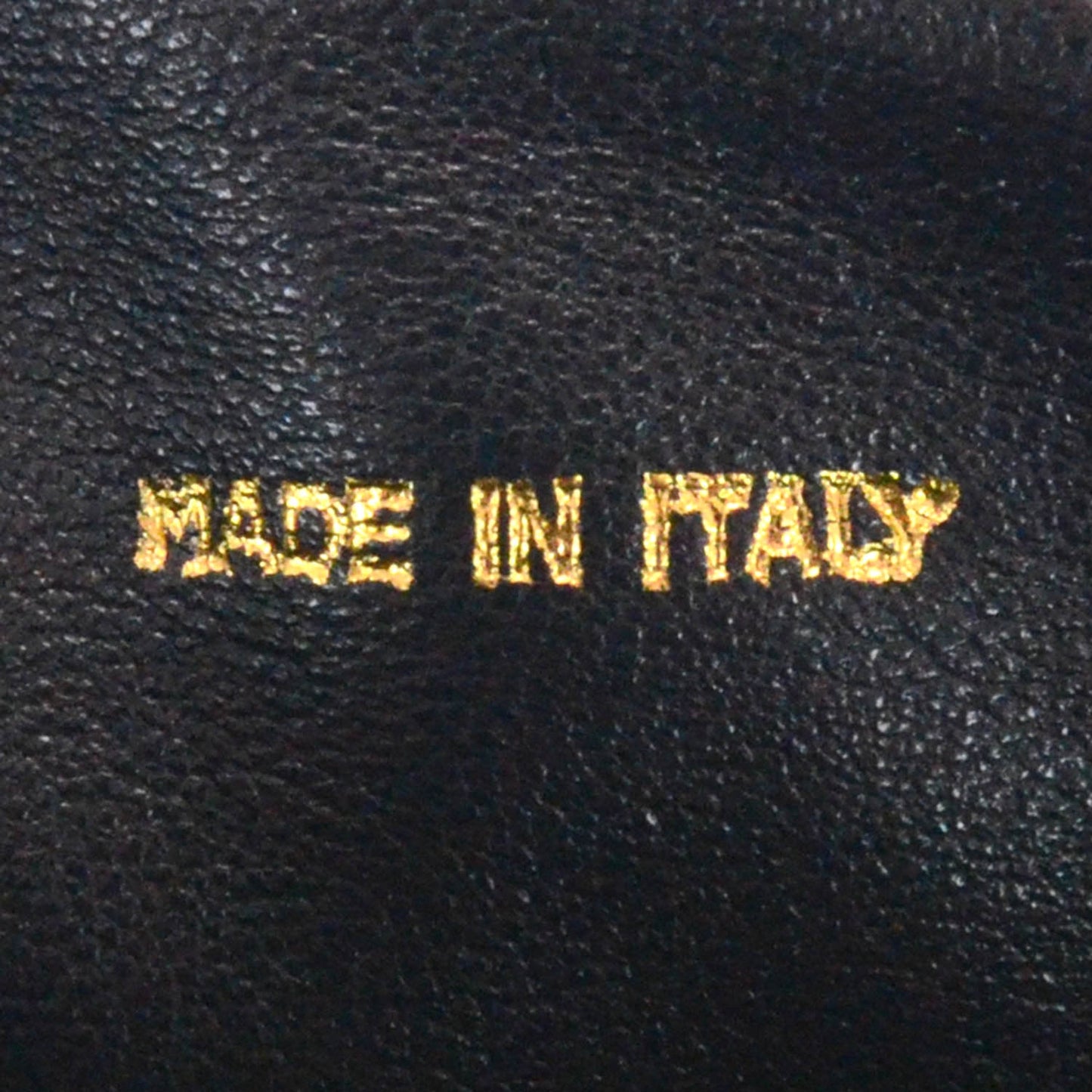 Lambskin Quilted Tassel Camera Case Navy