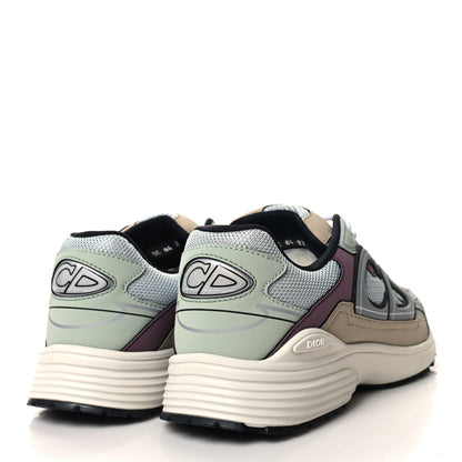 Christian Dior Technical Mesh Calfskin Mens B30 Sneakers 43 Grey Brown 4 of 10