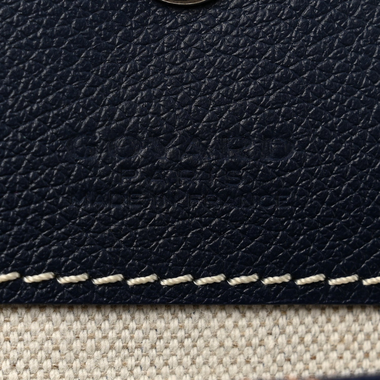 Goyard Goyardine Pouch Navy 5 of 6