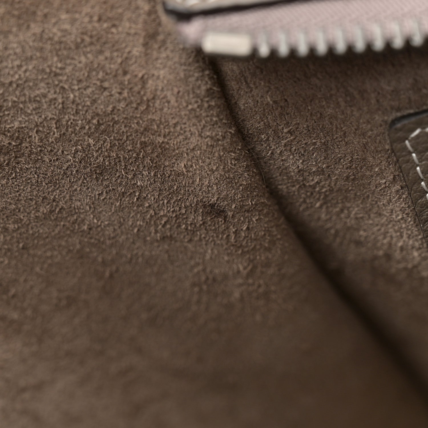 Celine Drummed Calfskin Micro Luggage Souris 10 of 13