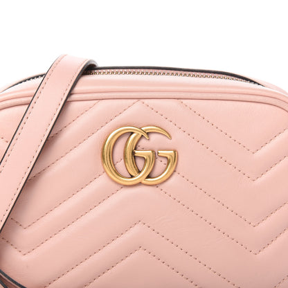 Gucci Calfskin Matelasse Mini GG Marmont Chain Shoulder Bag Perfect Pink 10 of 10