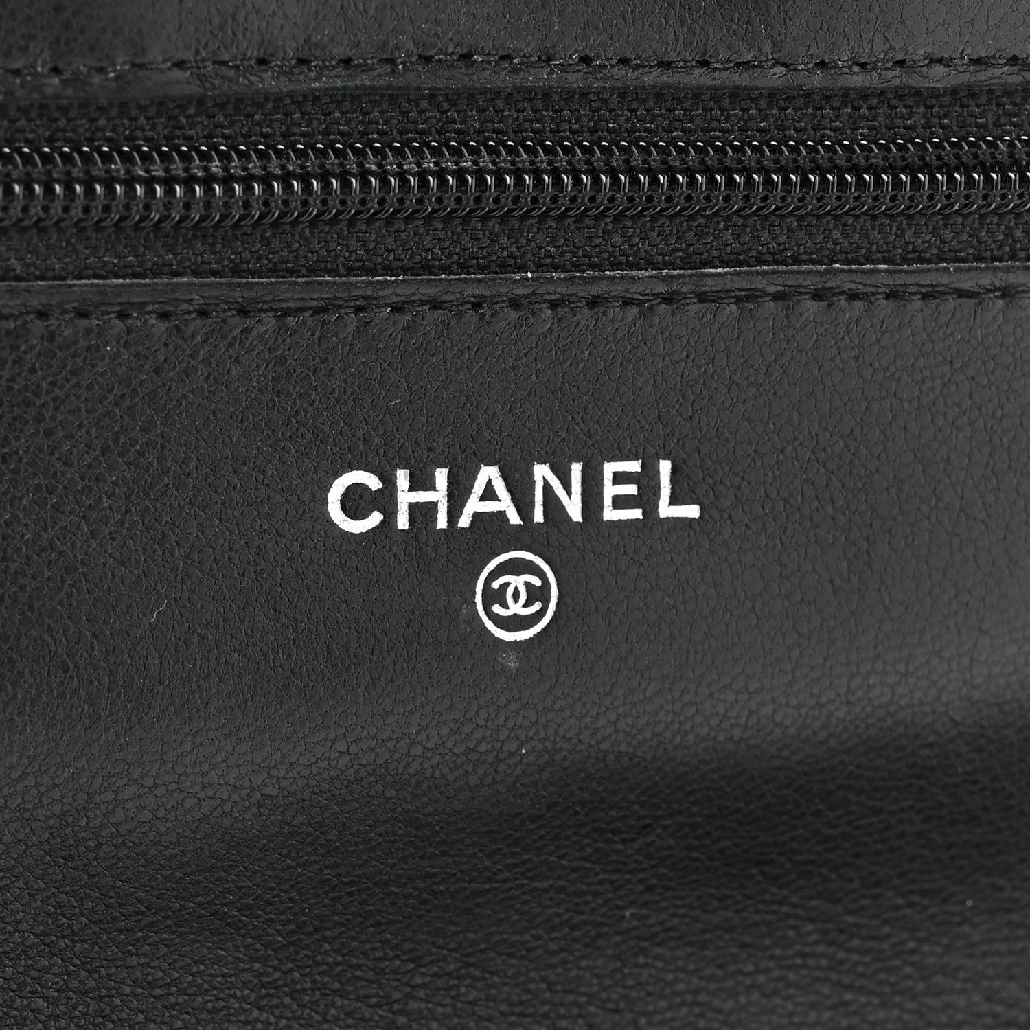 Chanel Snakeskin Wallet On Chain WOC Navy 6 of 11