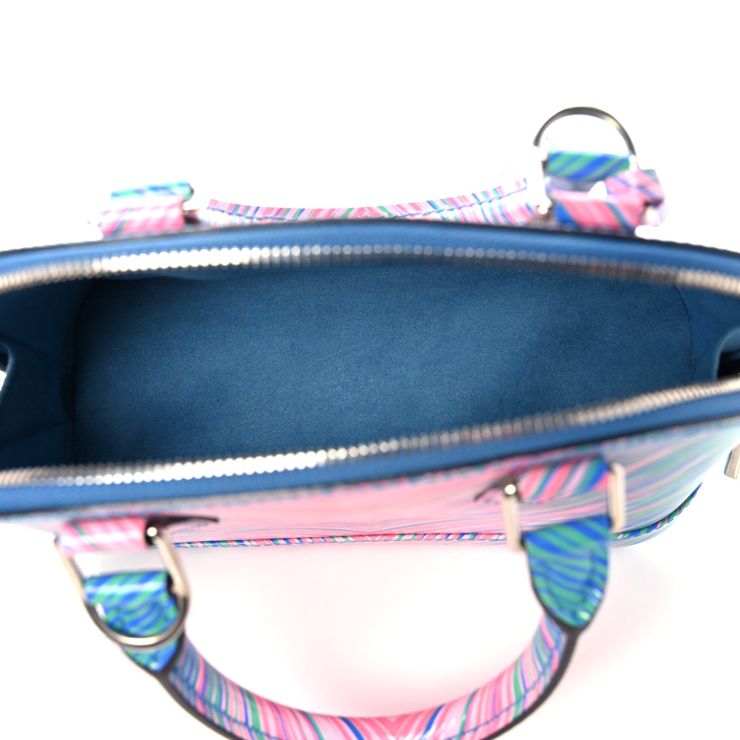 Louis Vuitton Epi Tropical Alma BB Blue Rose 4 of 8