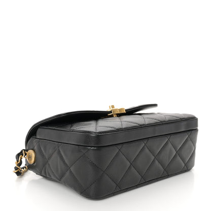 Chanel Shiny Caviar Quilted Small Flap Black 4 of 11