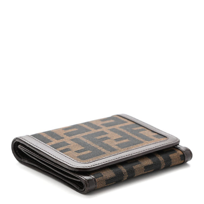 Fendi Zucca Compact Wallet Tobacco 4 of 9