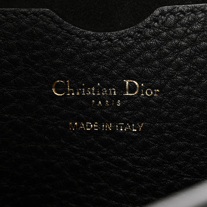 Christian Dior Grained Calfskin Large Bobby Flap Black 6 of 10