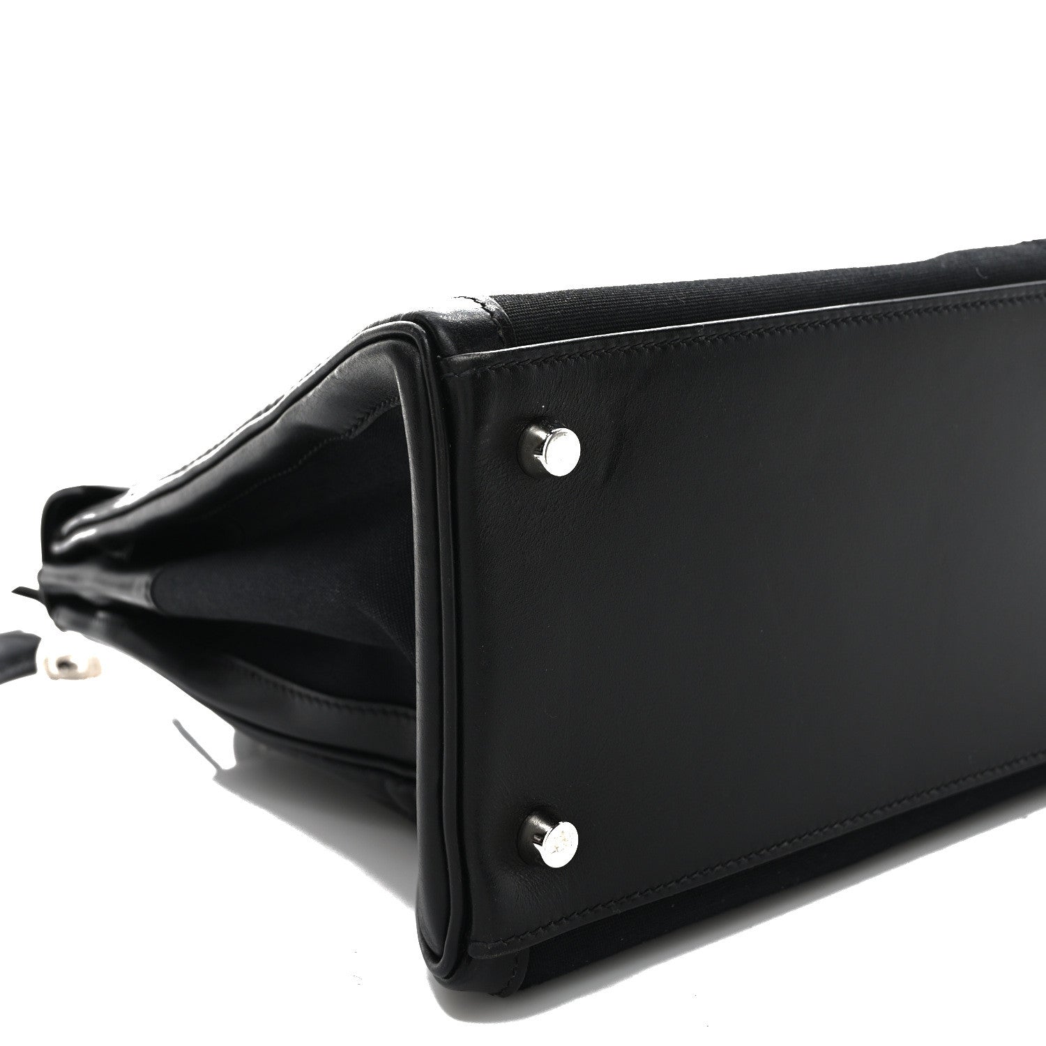 Hermes Box Toile Lakis Kelly 35 Black 9 of 10