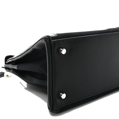 Hermes Box Toile Lakis Kelly 35 Black 9 of 10