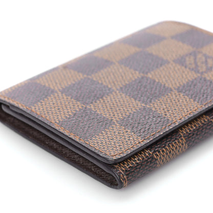 Louis Vuitton Damier Ebene Business Card Holder 7 of 8