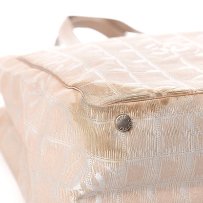 Chanel Nylon Medium Travel Tote Beige 10 of 14