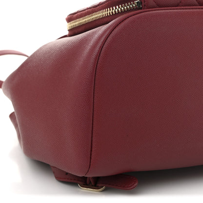 Chanel Caviar Quilted Business Affinity Backpack Burgundy 9 of 11