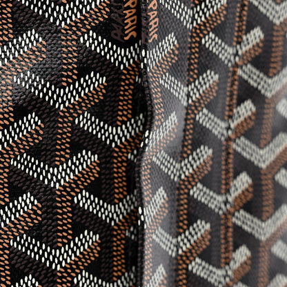Goyard Goyardine Calfskin Alpin MM Backpack Black 12 of 15