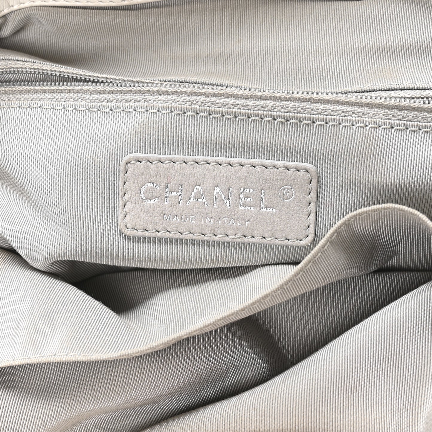 Lambskin Quilted Beijing Backpack Bag White