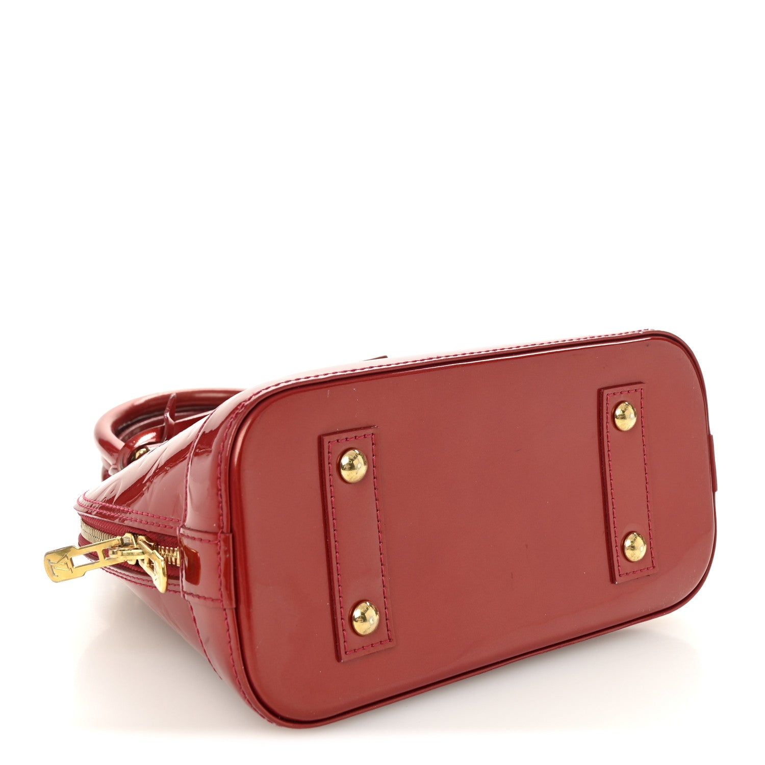 Louis Vuitton Vernis Alma BB Cherry 4 of 10