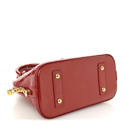 Louis Vuitton Vernis Alma BB Cherry 4 of 10