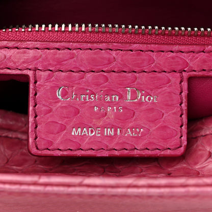 Christian Dior Snakeskin Medium Lady Dior Pink 6 of 11
