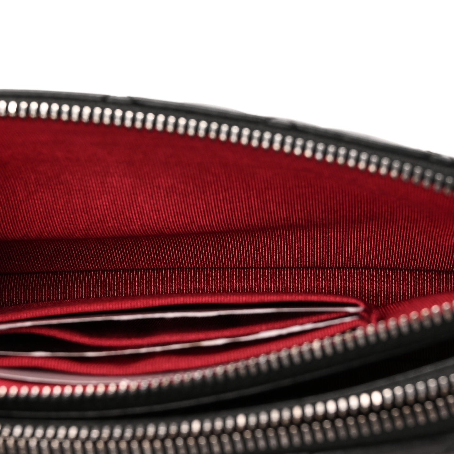 Aged Calfskin Quilted Small Gabrielle Clutch With Chain Black