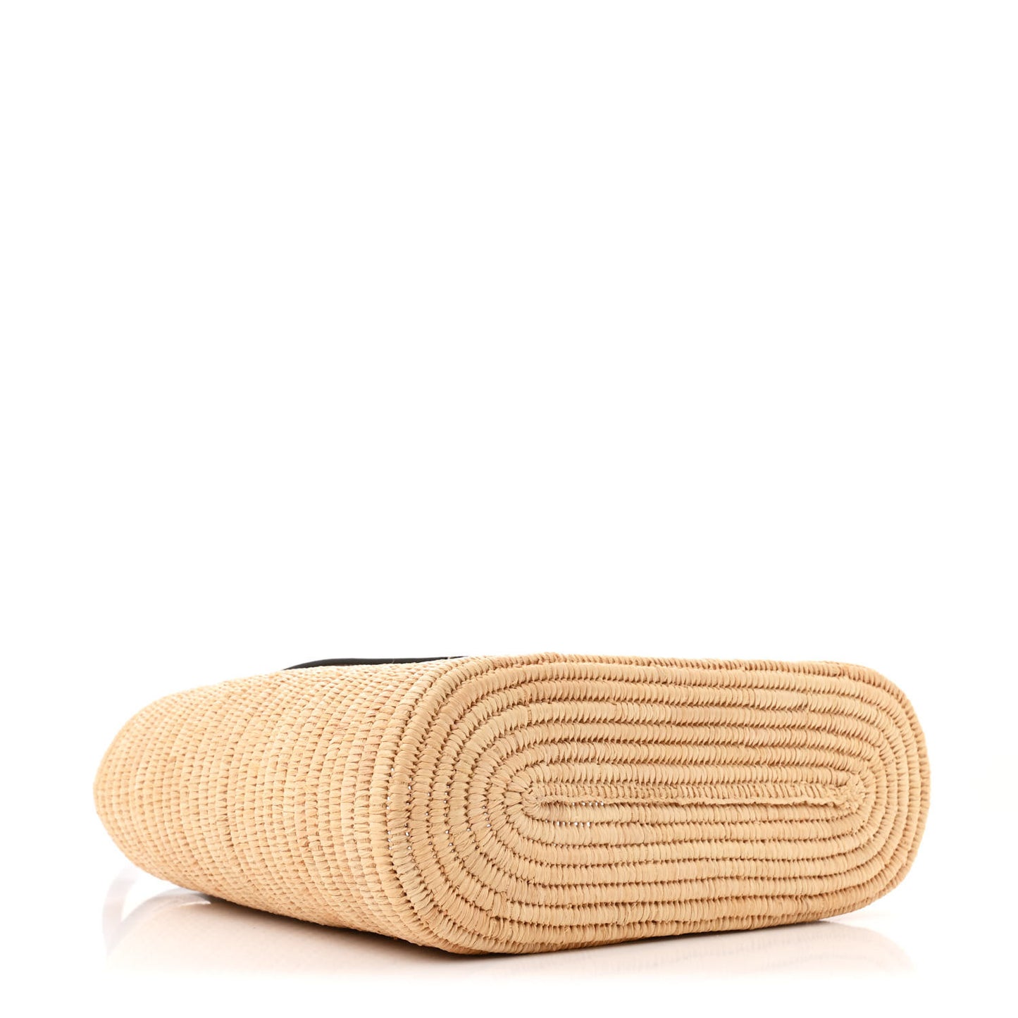 Raffia Small Square Basket Tote Bag Natural Tan